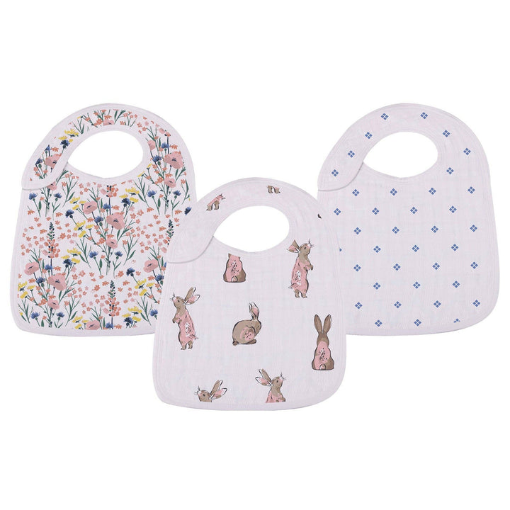 Wildflowers Snap Bibs Set of 3