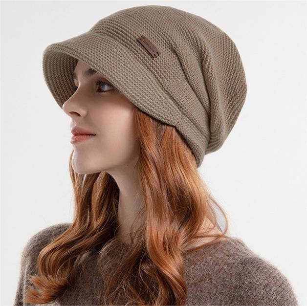 Fleece Lined Newsboy Cap
