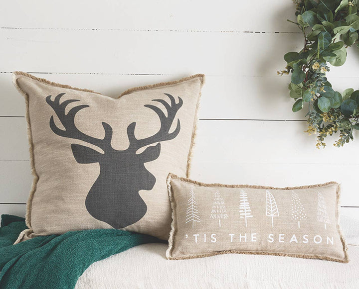 Face to Face Lumbar Pillow - Tis the Season