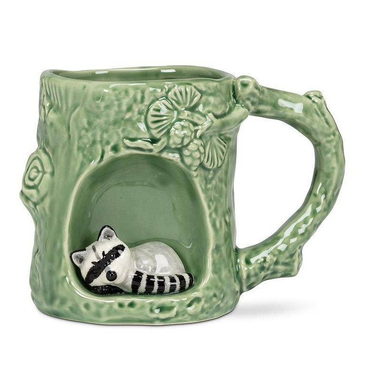 Tree Look Raccoon Mug
