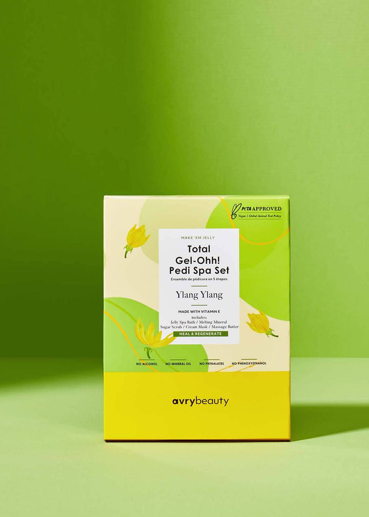Gel-Ohh! Jelly Spa Pedi Kit 5 Step - Ylang Ylang
