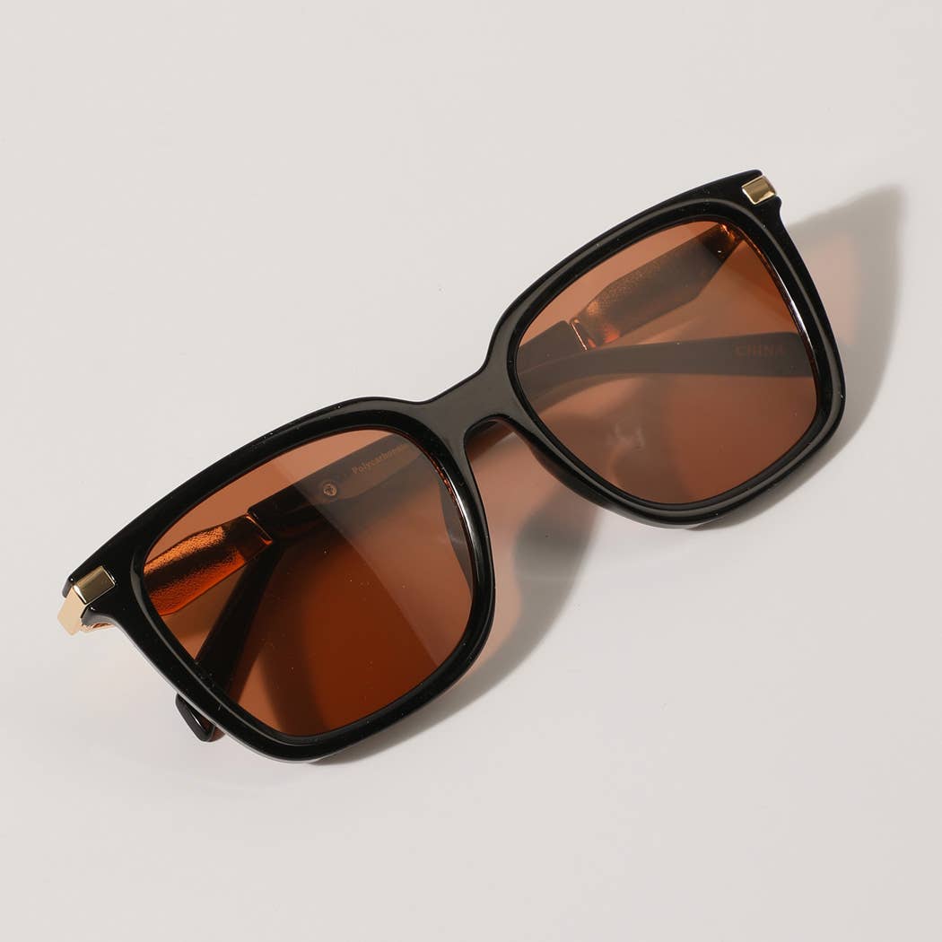 Metal Deco Frame Fashion Sunglasses