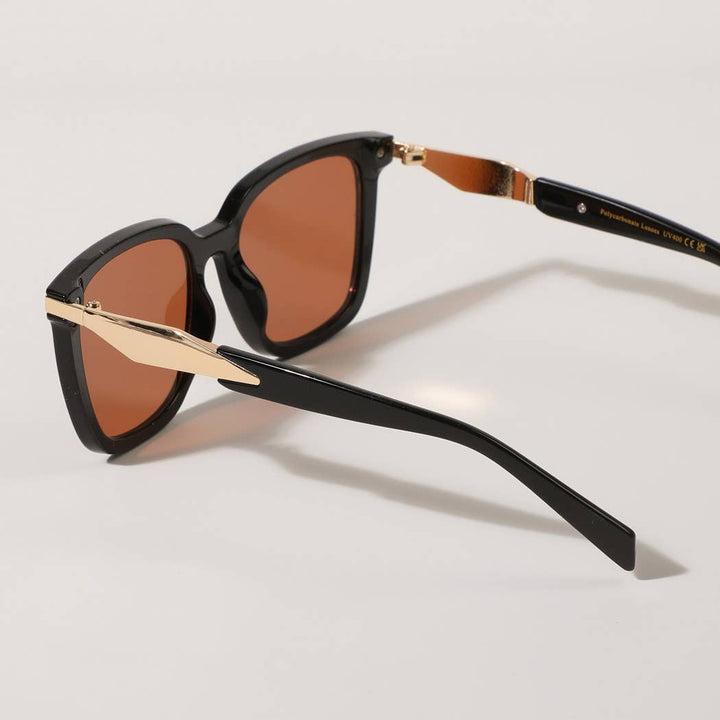 Metal Deco Frame Fashion Sunglasses