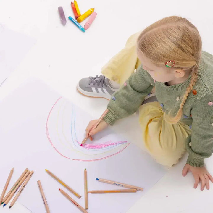 Beeswax 10pk  Pencils Jumbo Triangles