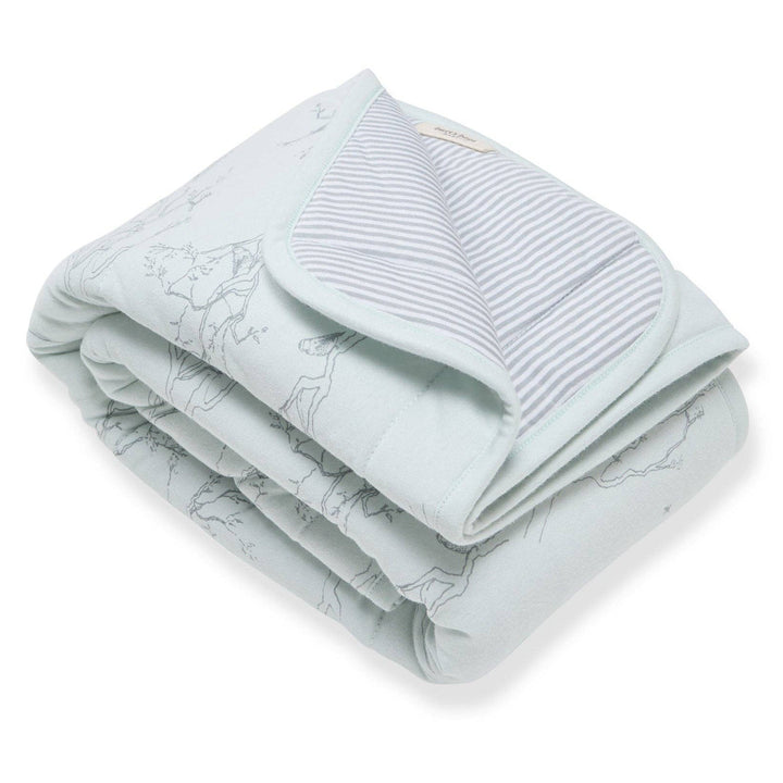 Swaying Branches Organic Cotton Reversible Baby Blanket