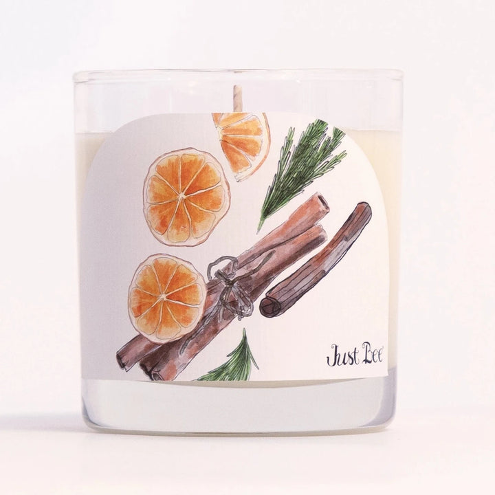 Christmas Hearth Candle by Just Bee