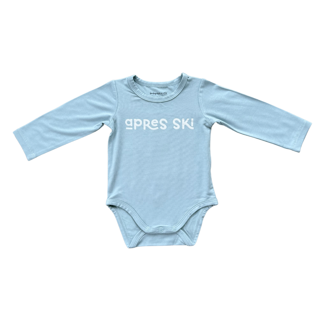 Baby Long Sleeve Bodysuit with Hedgehogs or Apres Ski