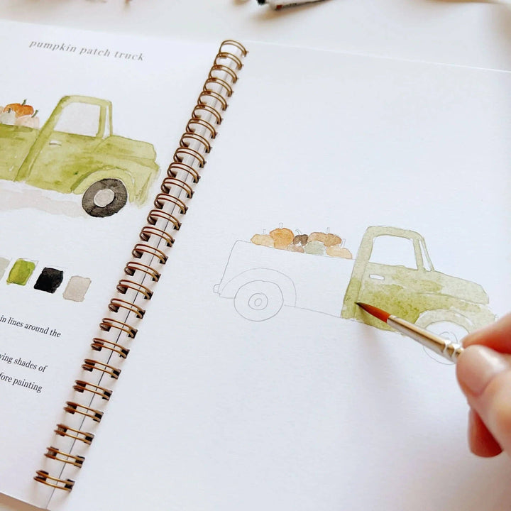Autumn Watercolor Workbook by Emily Lex