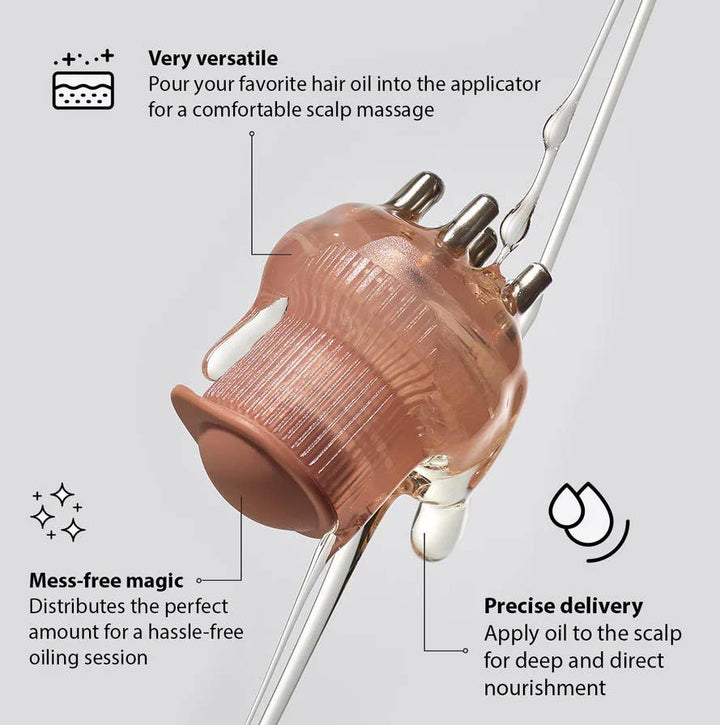 Scalp & Hair Oil Applicator by Kitsch - Terracotta