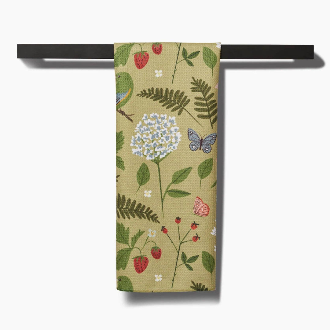 Good Green Earth Tea Towel by Geometry