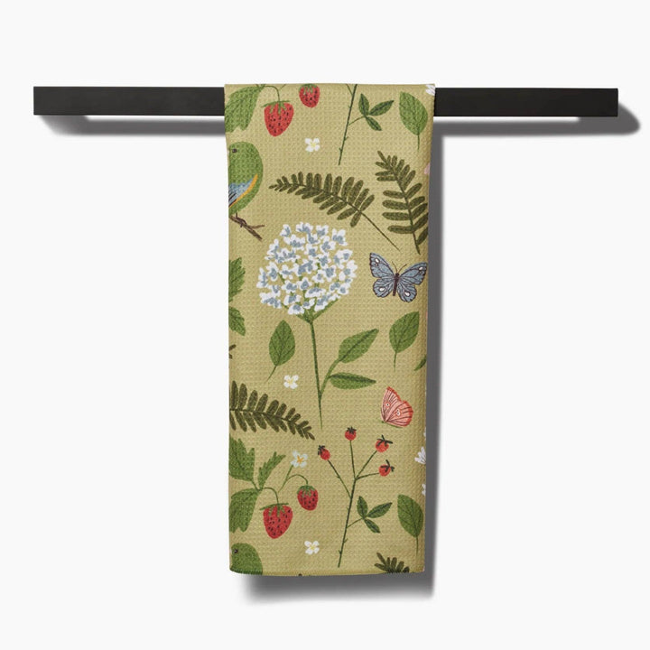 Good Green Earth Tea Towel by Geometry