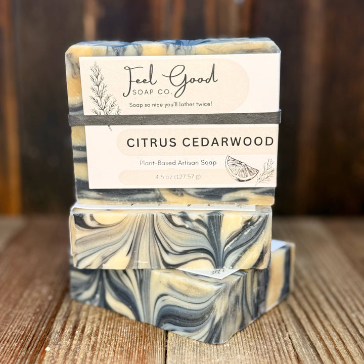 Citrus Cedarwood Organic Coconut Milk & Shea Butter Soap