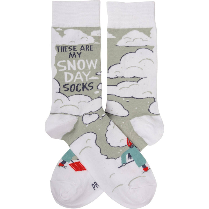 These Are My Snow Day Socks