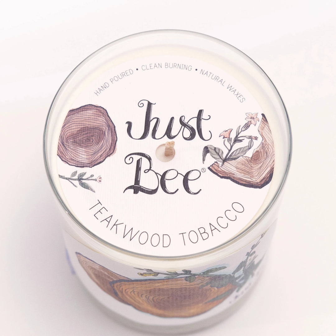 Teakwood Tobacco Candle by Just Bee