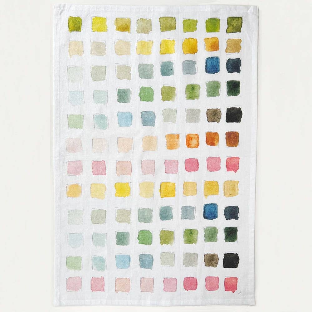 Paintswatch Tea Towel by Emily Lex