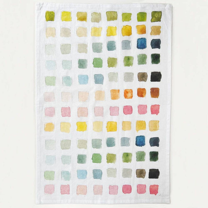 Paintswatch Tea Towel by Emily Lex