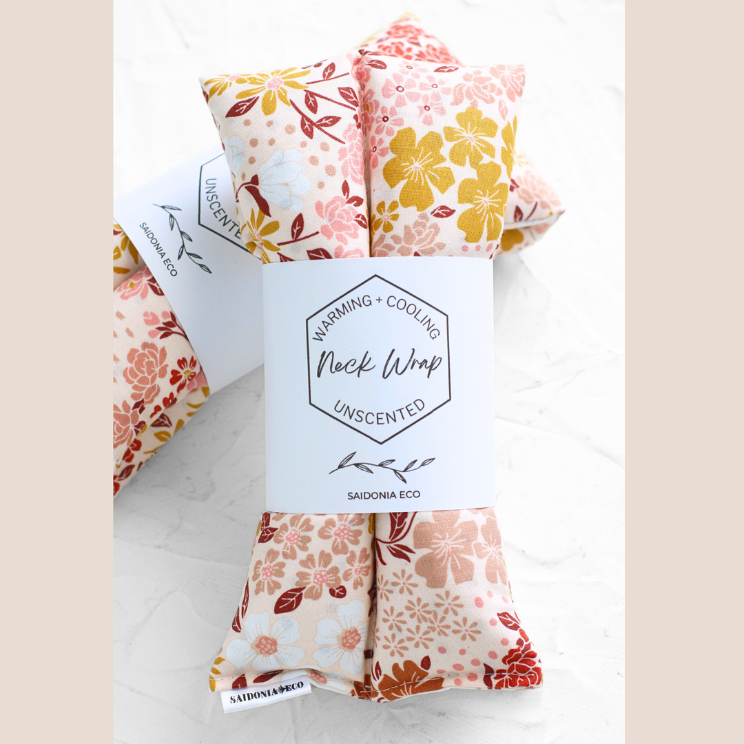 Neck and Body Therapy Rice Wrap in Vera Fall Print