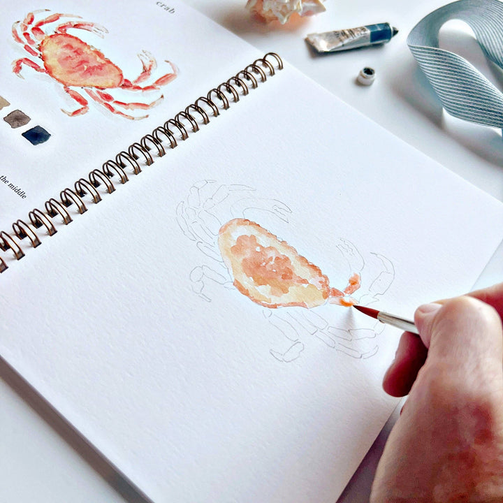 Seaside Watercolor Workbook by Emily Lex