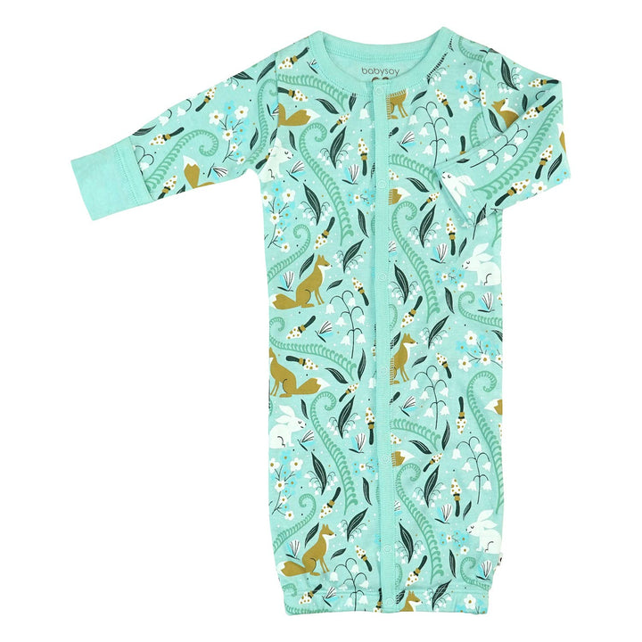 Babysoy Baby Snaps Gown - 3 prints