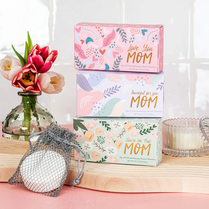 Thankful Mom Shower Steamer Gift Set