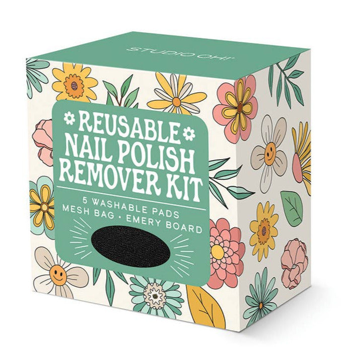 Beamin' Blooms Reusable Nail Polish Remover Kit