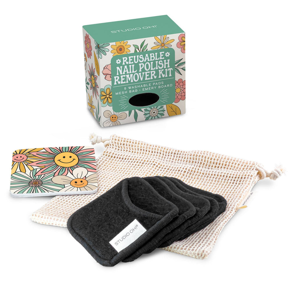 Beamin' Blooms Reusable Nail Polish Remover Kit