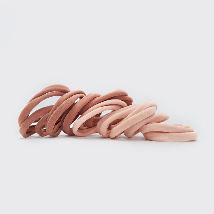 Blush Eco-Friendly Nylon Elastics 20pc Set by Kitsch