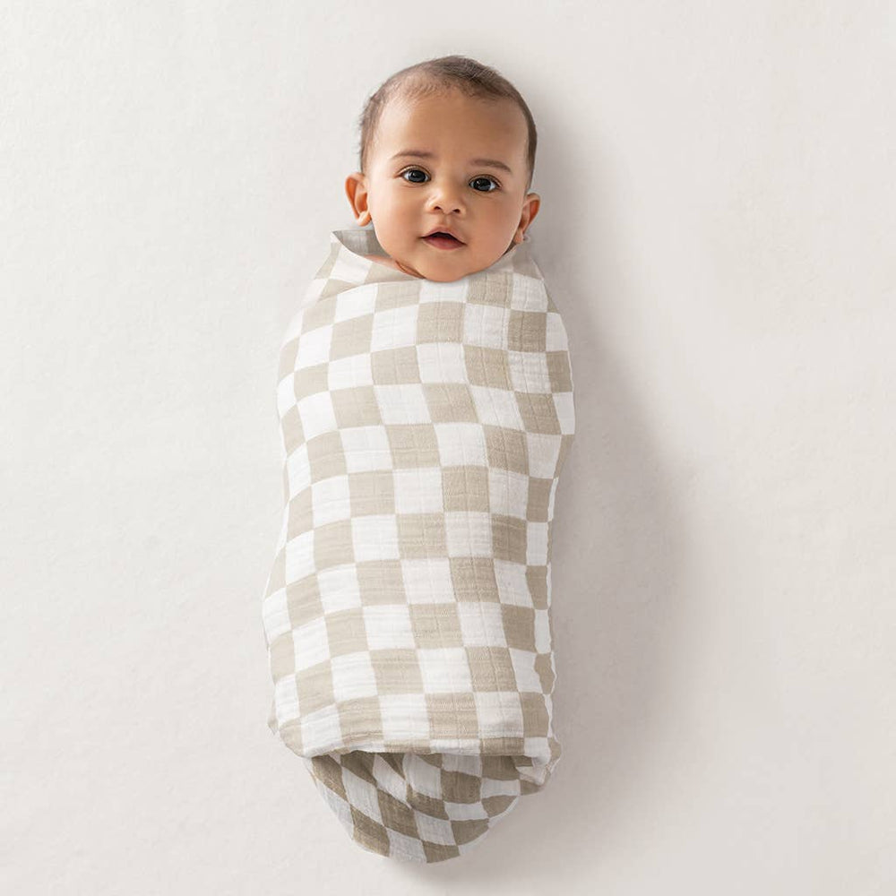 Breastfeeding Boss™ in Toast Checkerboard