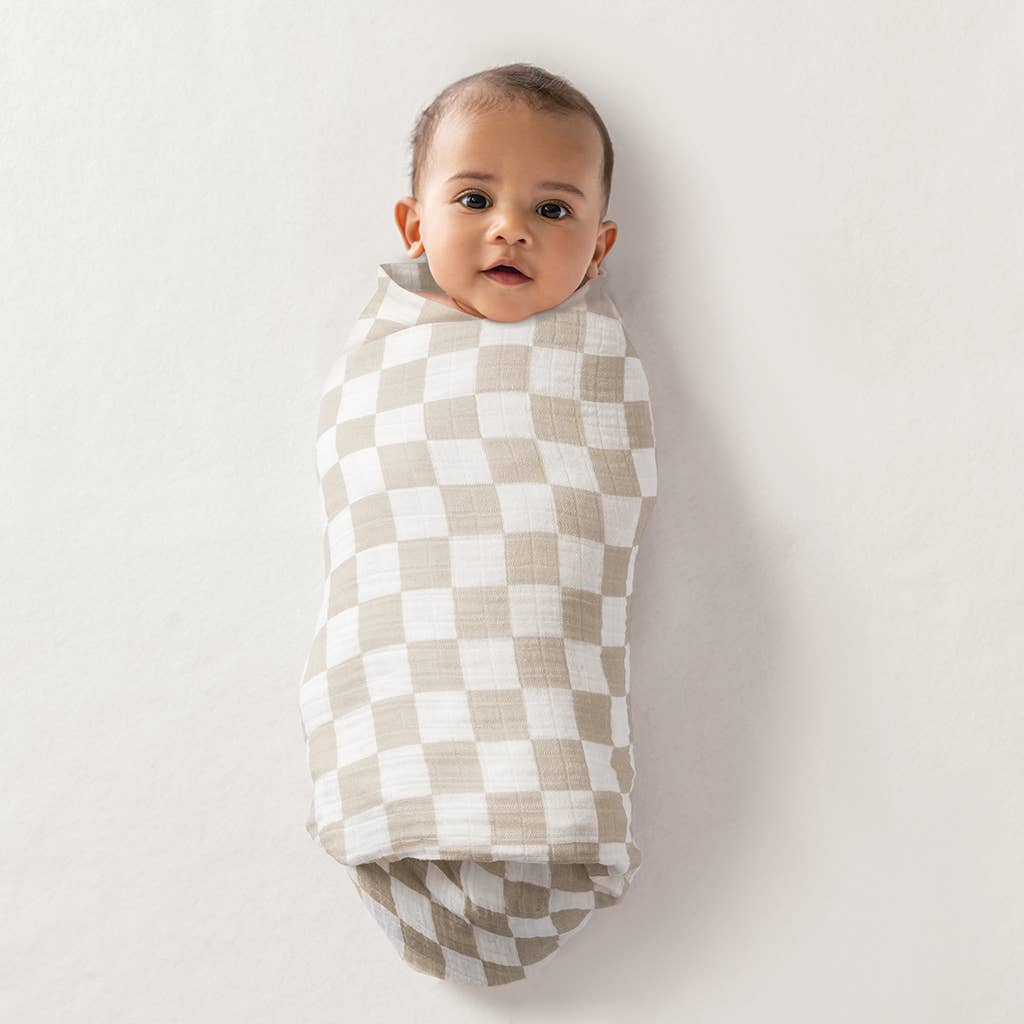 Breastfeeding Boss™ in Toast Checkerboard