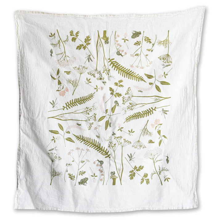 Bug Garden Kitchen Tea Towel