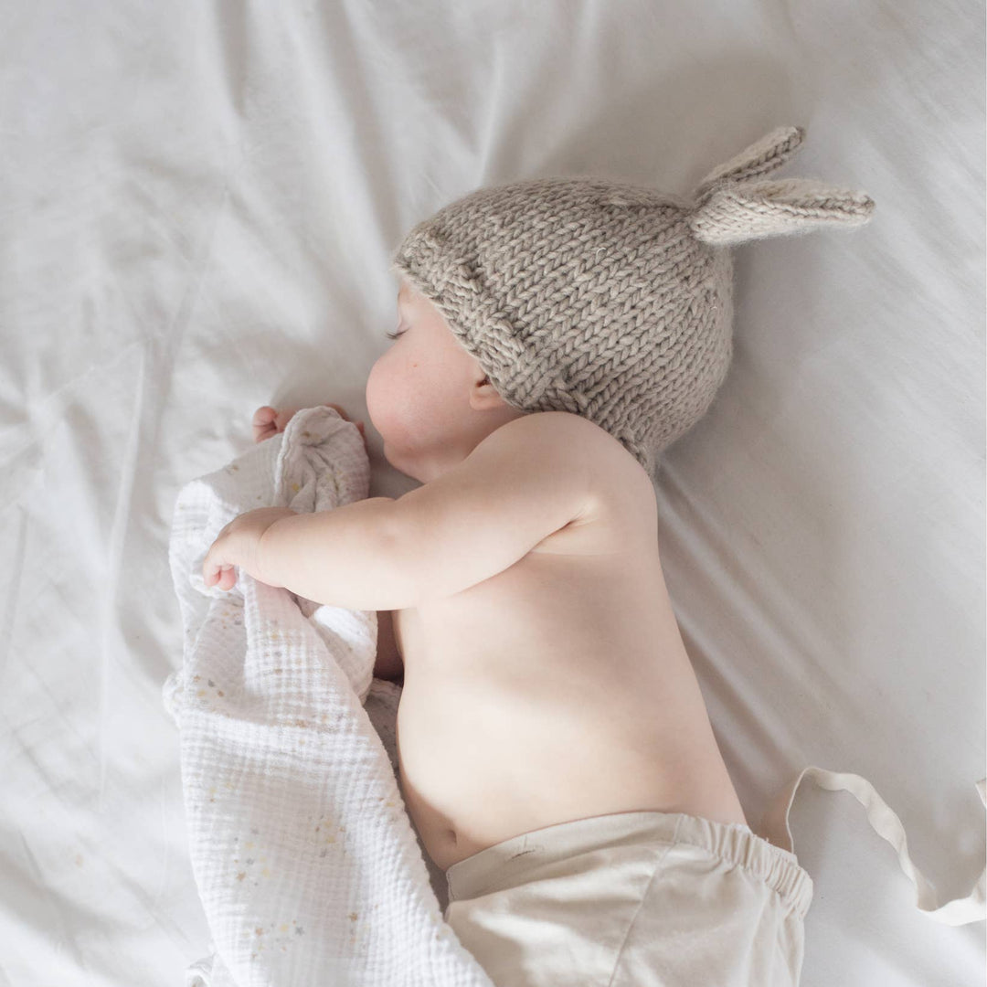 Bunny Ears Pebble Beanie Hat - Baby & Kids