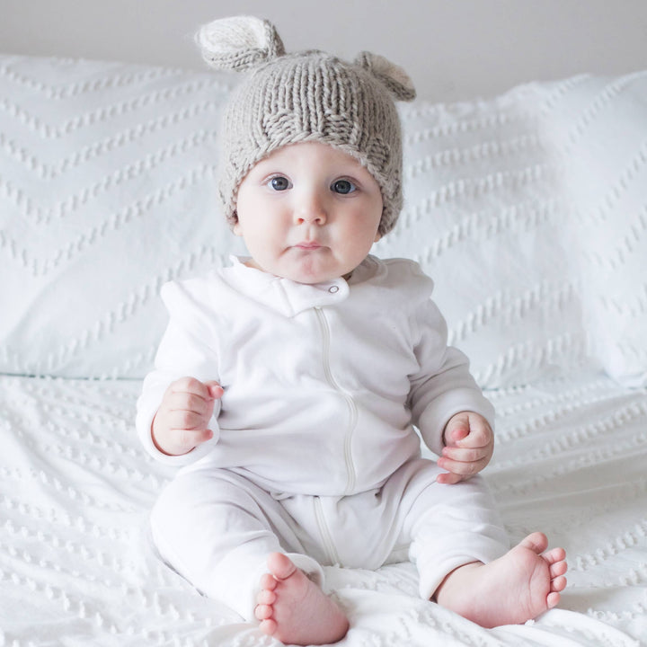 Bunny Ears Pebble Beanie Hat - Baby & Kids