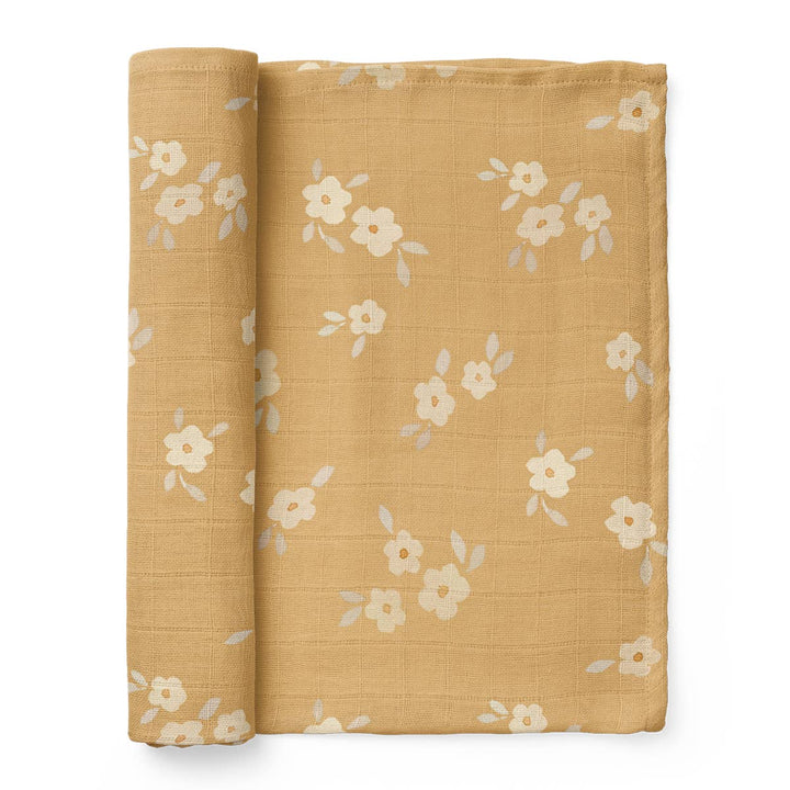 Buttercup Muslin Swaddle Baby Blanket