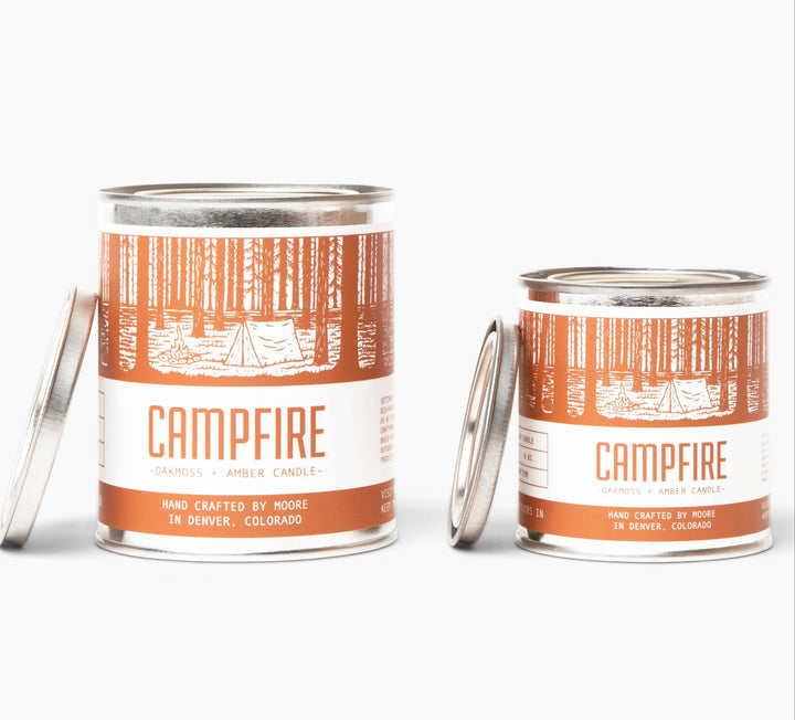 Campfire 1/2 Pint Candle: Oakmoss & Amber