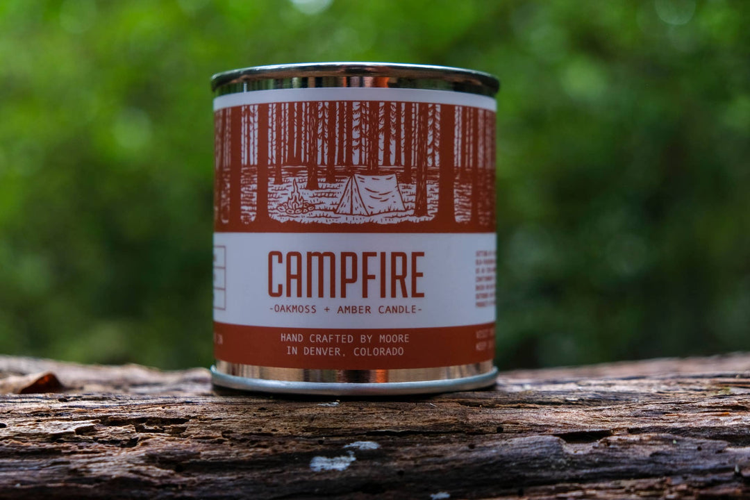 Campfire 1/2 Pint Candle: Oakmoss & Amber