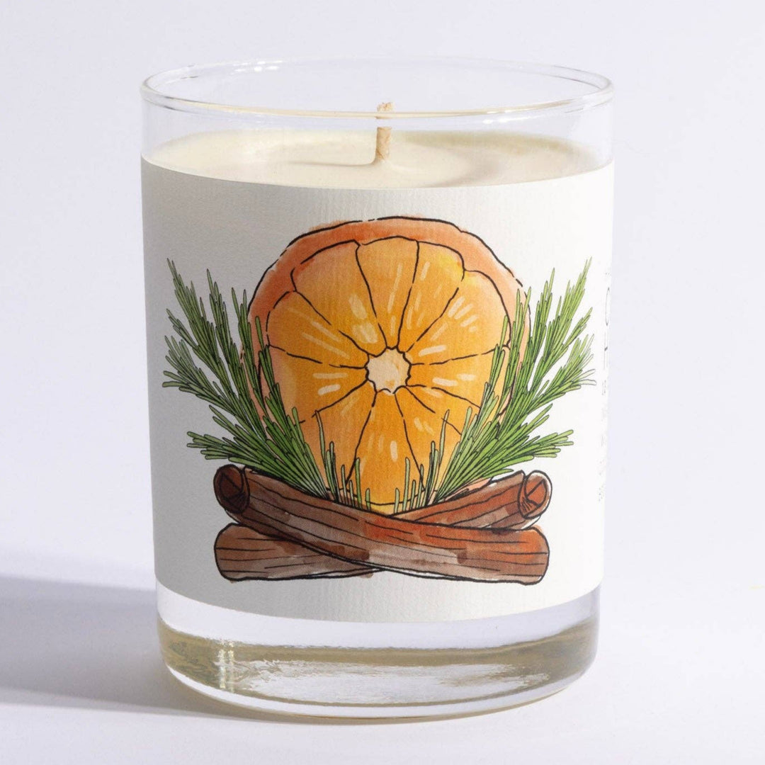 Christmas Hearth Candle by Just Bee 