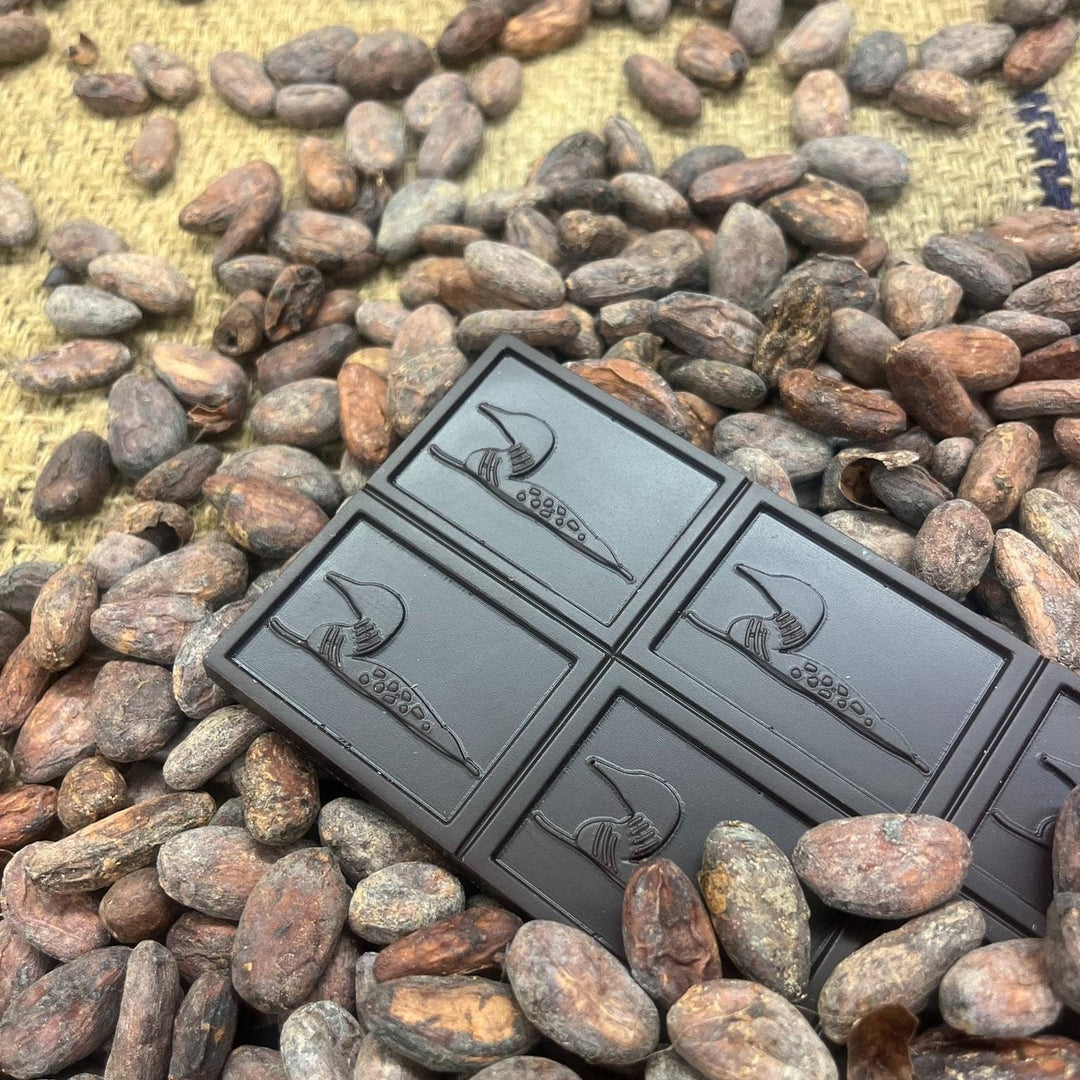 Dark Chocolate with Almond Loon Chocolate Bar