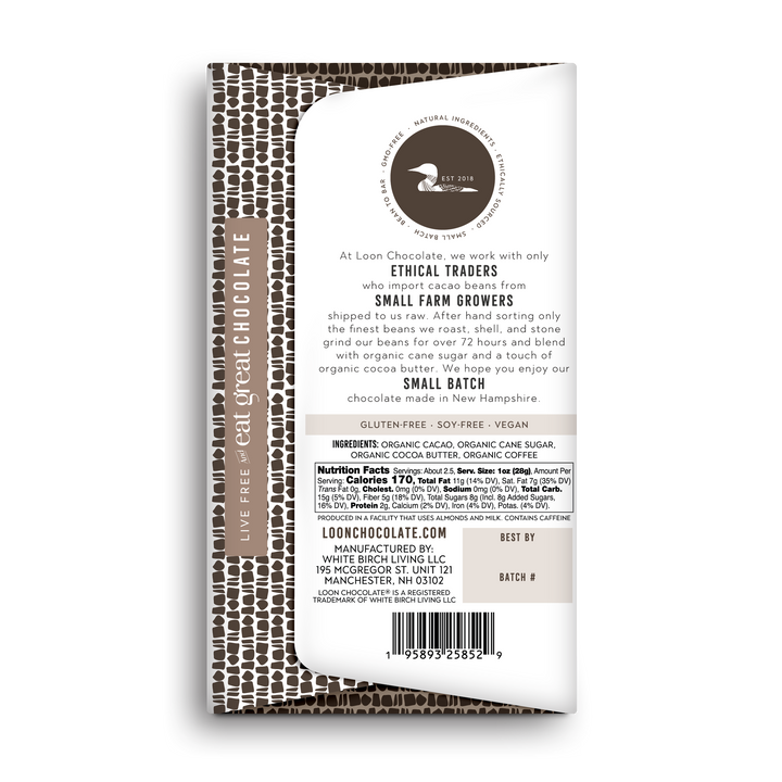 Dark Chocolate with Coffee from Loon Chocolate