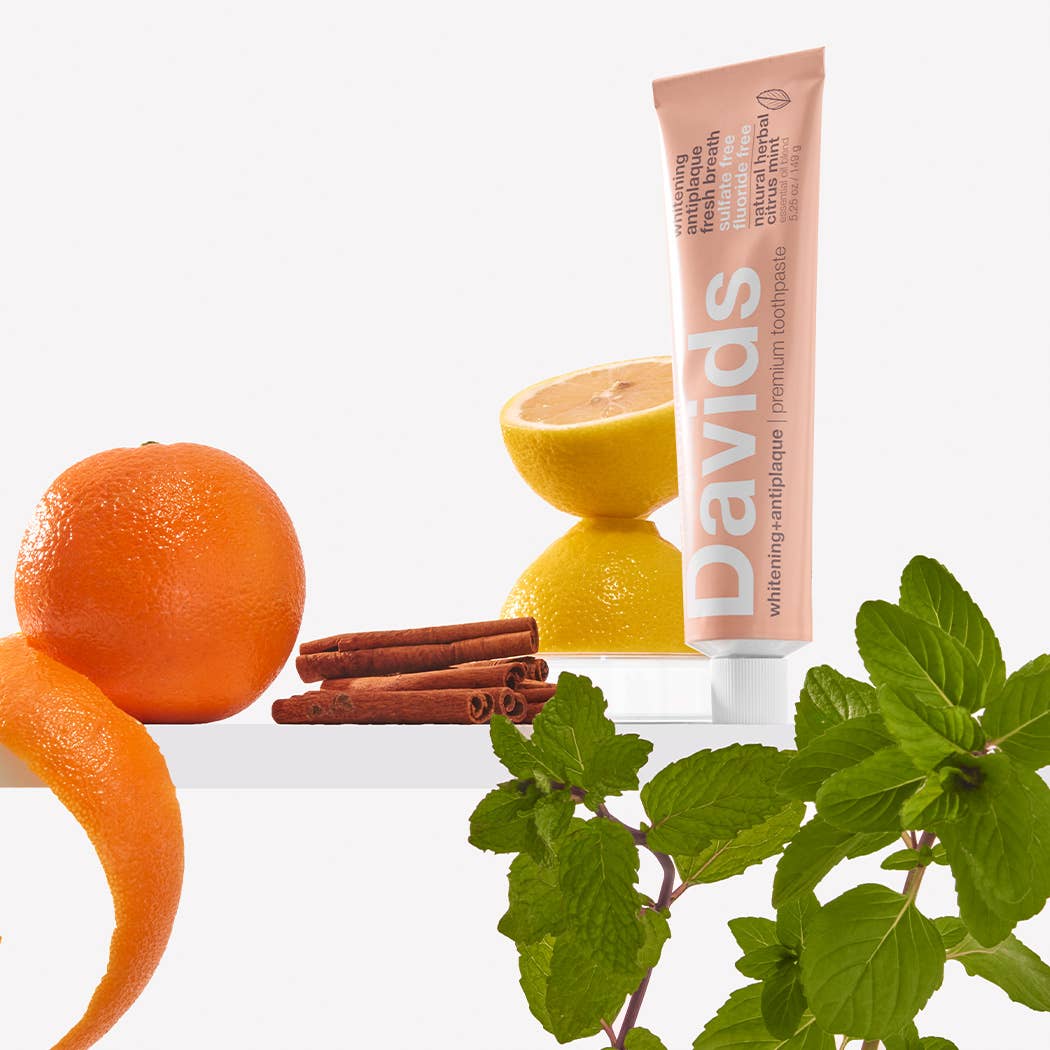Davids Toothpaste  /  Herbal Citrus Peppermint