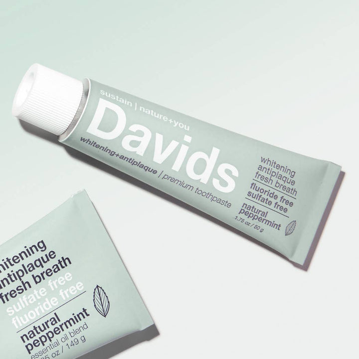Davids Travel Size Toothpaste  /  Peppermint