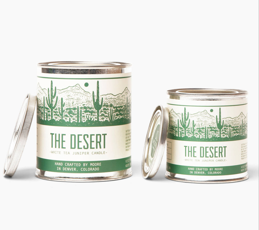 Desert 1/2 Pint Candle: White Tea & Juniper