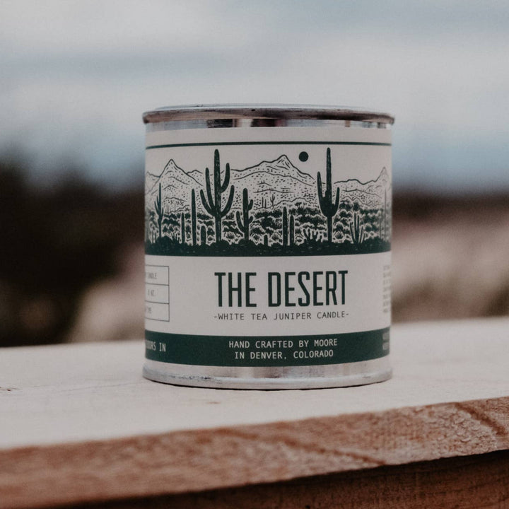 Desert 1/2 Pint Candle: White Tea & Juniper 