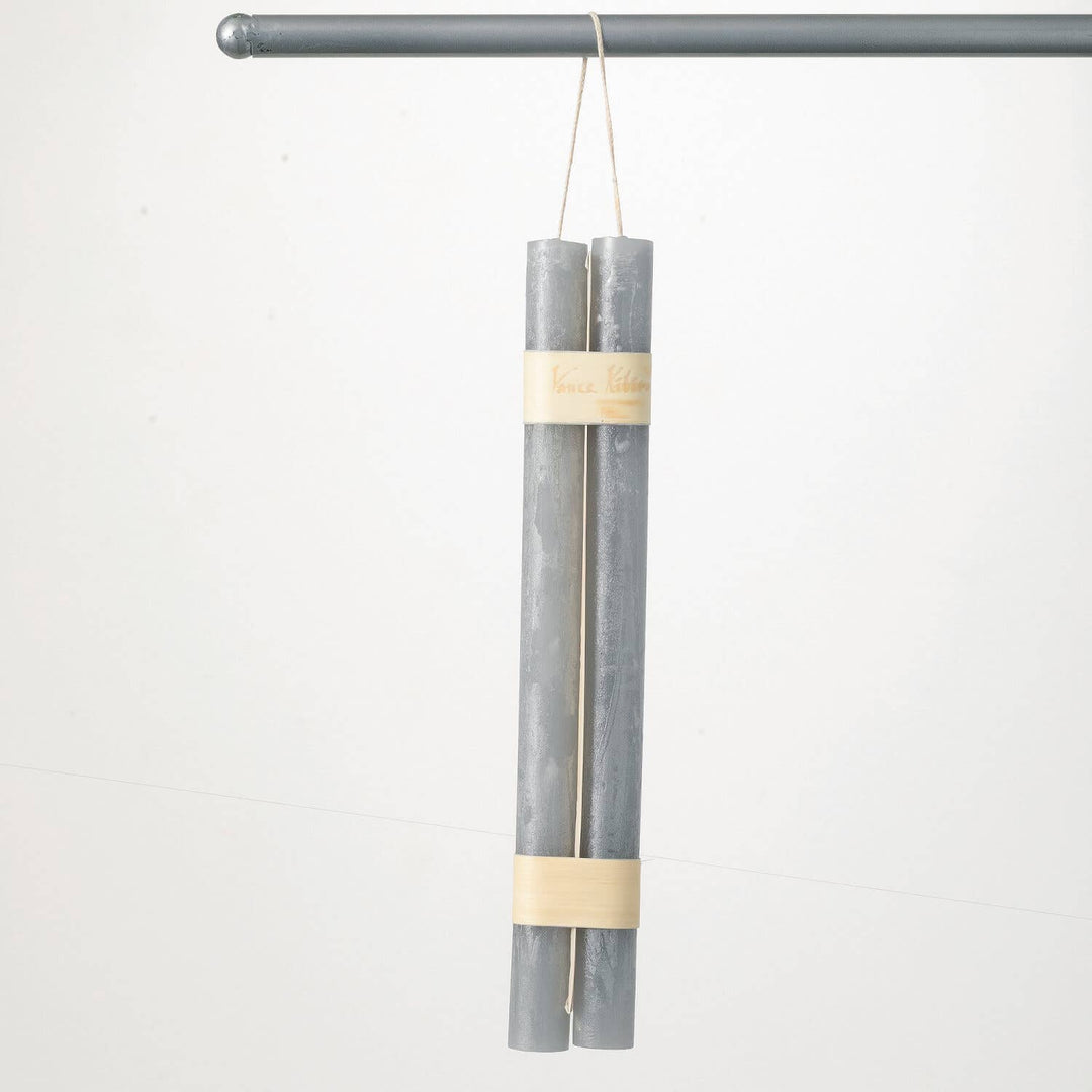 Dove Gray Hanging Taper Candles