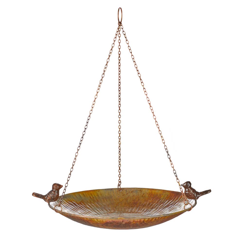 Eco-Iron Hanging Birdbath