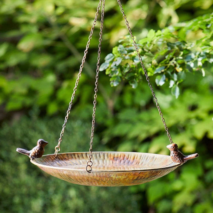 Eco-Iron Hanging Birdbath
