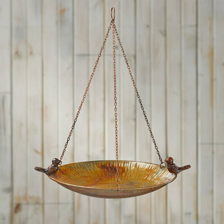 Eco-Iron Hanging Birdbath