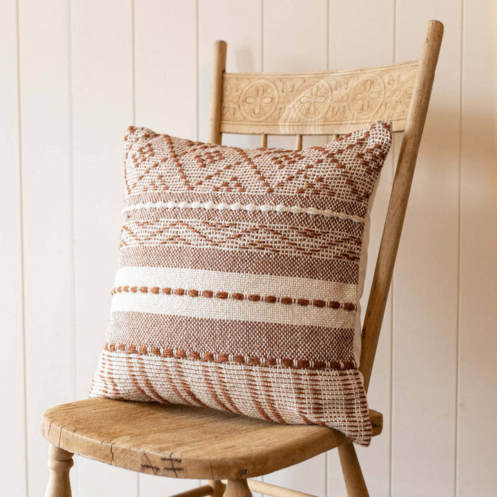 Emiliano Geo Stripe Outdoor Indoor Pillow home decor