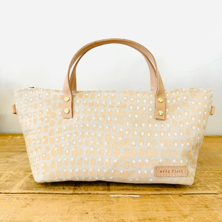 Erin Flett Satchel Bag in Neutral Pattern