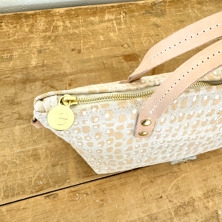 Erin Flett Satchel Bag in Neutral Pattern
