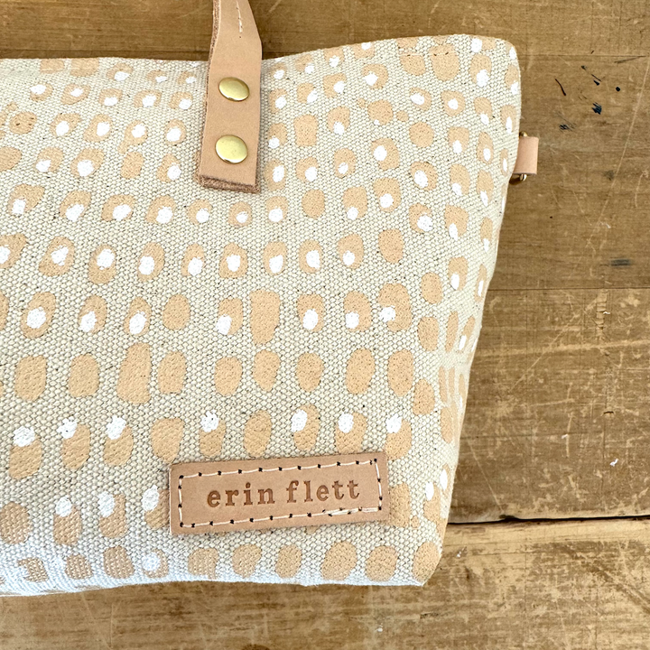 Erin Flett Satchel Bag in Neutral Pattern